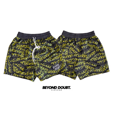 MESH SHORT - "VENTRA LIME” Design AIRCOOL Fabric - BEYOND DOUBT CLOTHING