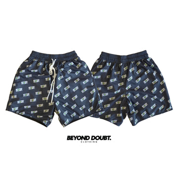 MESH SHORT - "GLIDE GRAY” Design AIRCOOL Fabric - BEYOND DOUBT CLOTHING