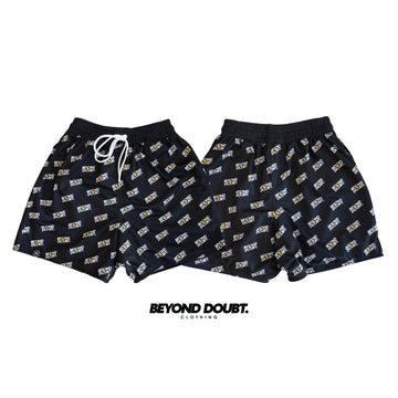 MESH SHORT - "GLIDE BLACK” Design AIRCOOL Fabric - BEYOND DOUBT CLOTHING
