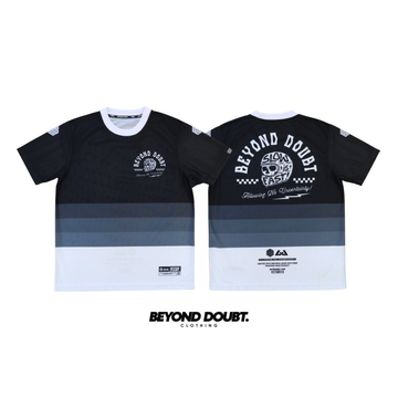 T-SHIRT - "GREY” Design AIRCOOL Fabric - BEYOND DOUBT CLOTHING