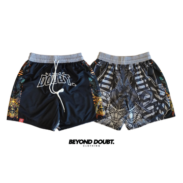 MESH SHORT - "ANUBIS" Design AIRCOOL Fabric - BEYOND DOUBT CLOTHING