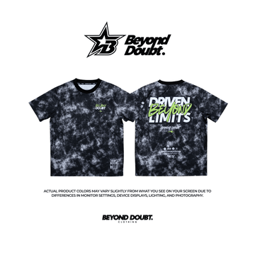 T-SHIRT - "ACID LIME” Design AIRCOOL Fabric - BEYOND DOUBT CLOTHING