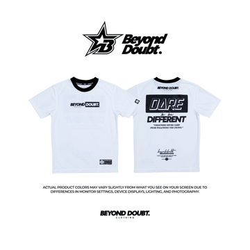 T-SHIRT - "DARE” Design AIRCOOL  Fabric - BEYOND DOUBT CLOTHING