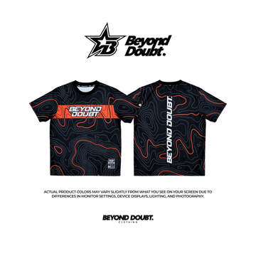 T-SHIRT - "AMBER” Design AIRCOOL Fabric - BEYOND DOUBT CLOTHING