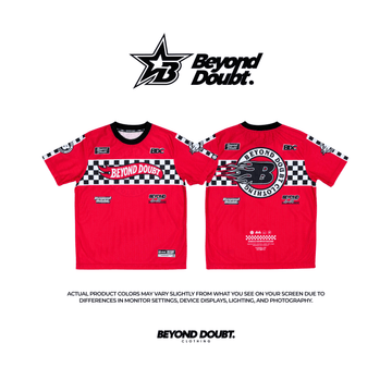 T-SHIRT - "COOP RED” Design AIRCOOL Fabric - BEYOND DOUBT CLOTHING