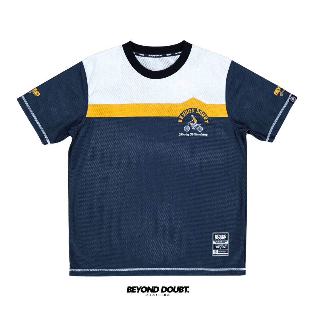 T-SHIRT - "ECHO” Design AIRCOOL Fabric - BEYOND DOUBT CLOTHING