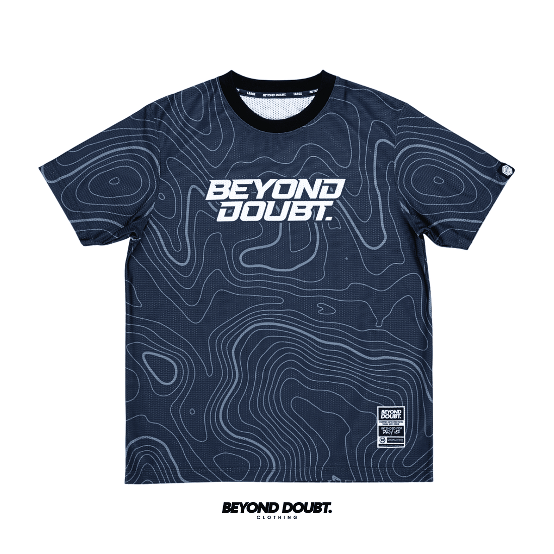 T-SHIRT - "RIDGE” Design AIRCOOL Fabric - BEYOND DOUBT CLOTHING