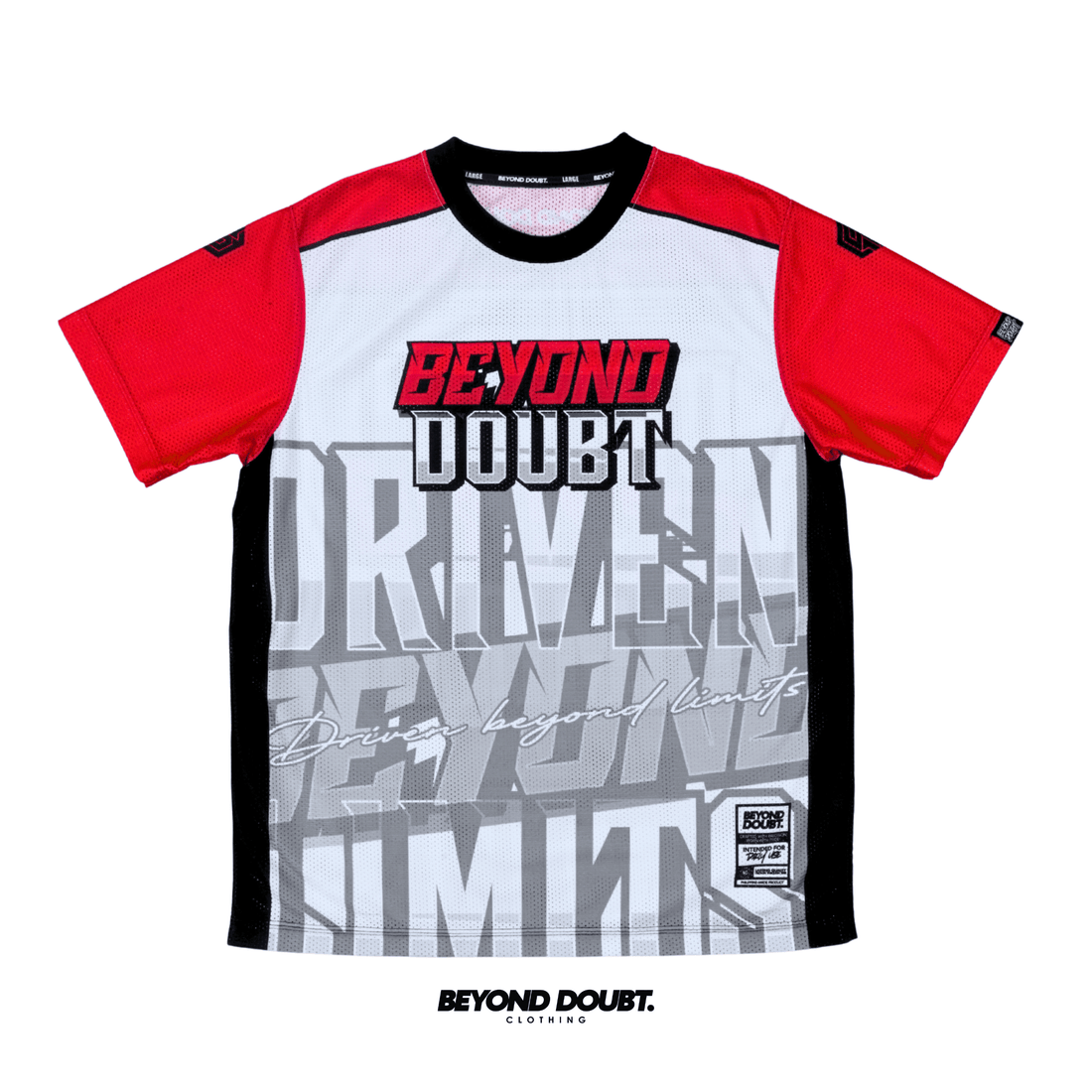 T-SHIRT - "DRIVEN” Design AIRCOOL Fabric - BEYOND DOUBT CLOTHING