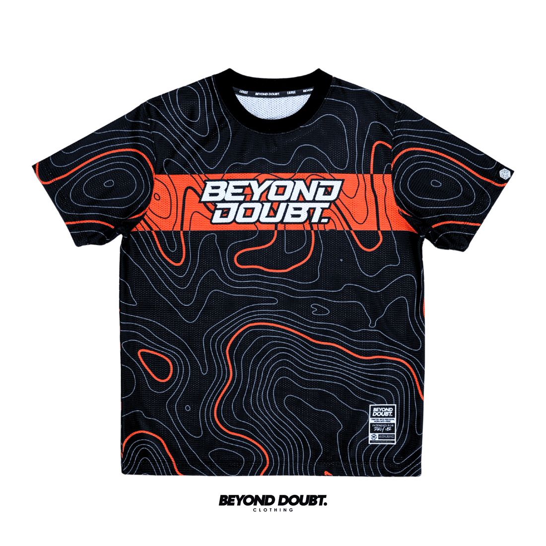 T-SHIRT - "AMBER” Design AIRCOOL Fabric - BEYOND DOUBT CLOTHING