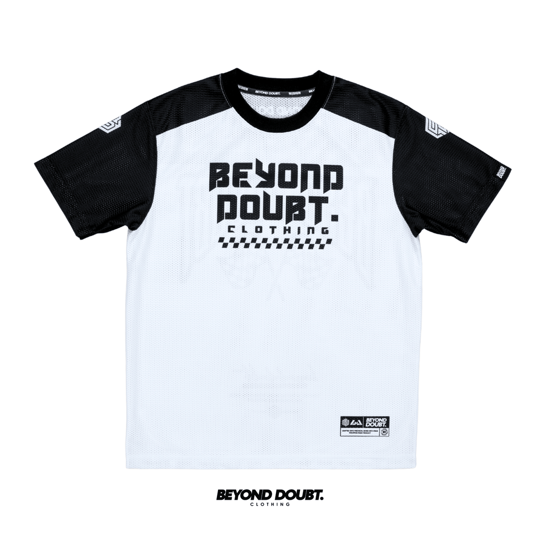 T-SHIRT - "MACE” Design AIRCOOL Fabric - BEYOND DOUBT CLOTHING