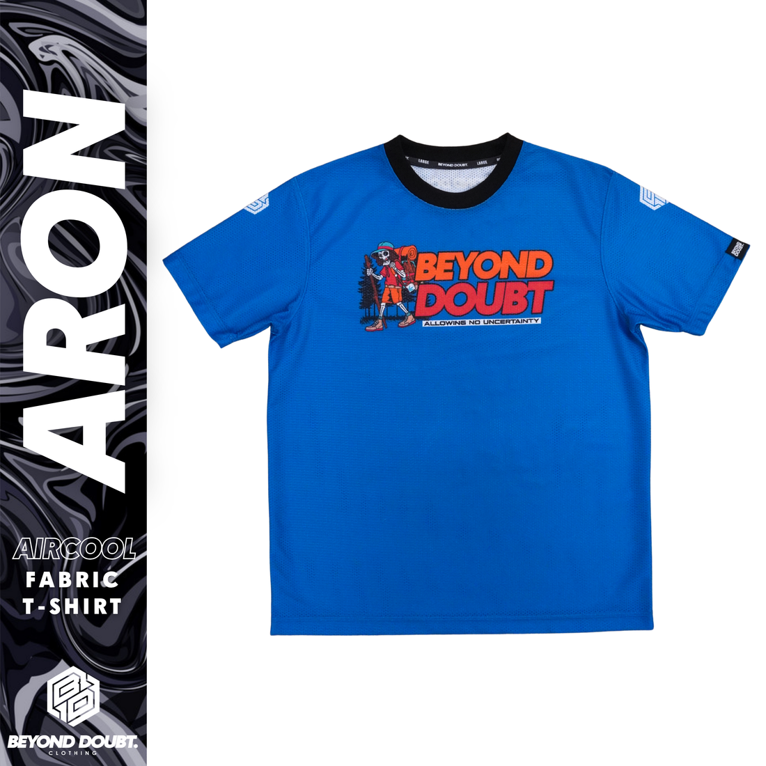 T-SHIRT - "ARON” Design AIRCOOL Fabric - BEYOND DOUBT CLOTHING