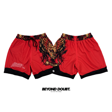 MESH SHORT - "ARES” Design AIRCOOL Fabric - BEYOND DOUBT CLOTHING